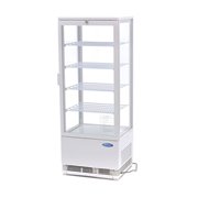 Vitrine r&eacute;frig&eacute;r&eacute;e - 98 L - 43 cm - blanc - Maxima - 09400810