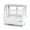 Vitrine &agrave; g&acirc;teaux - 100 L - 68 cm - blanc - Maxima - 09400836
