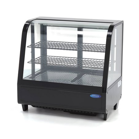 Vitrine &agrave; g&acirc;teaux - 100 L - 68 cm - porte coulissante arri&egrave;re - Maxima - 09400831