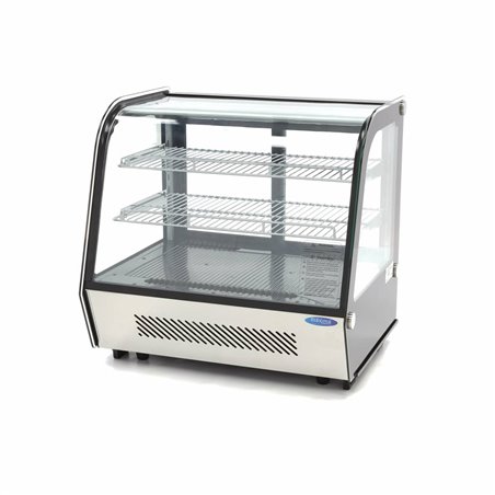 Vitrine &agrave; g&acirc;teaux - 120 L - 70 cm - portes coulissantes arri&egrave;re - Maxima - 09400845