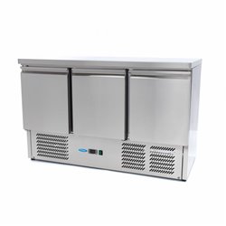 R&eacute;frig&eacute;rateur de comptoir - 137 cm - 3 portes - Maxima - 09400435