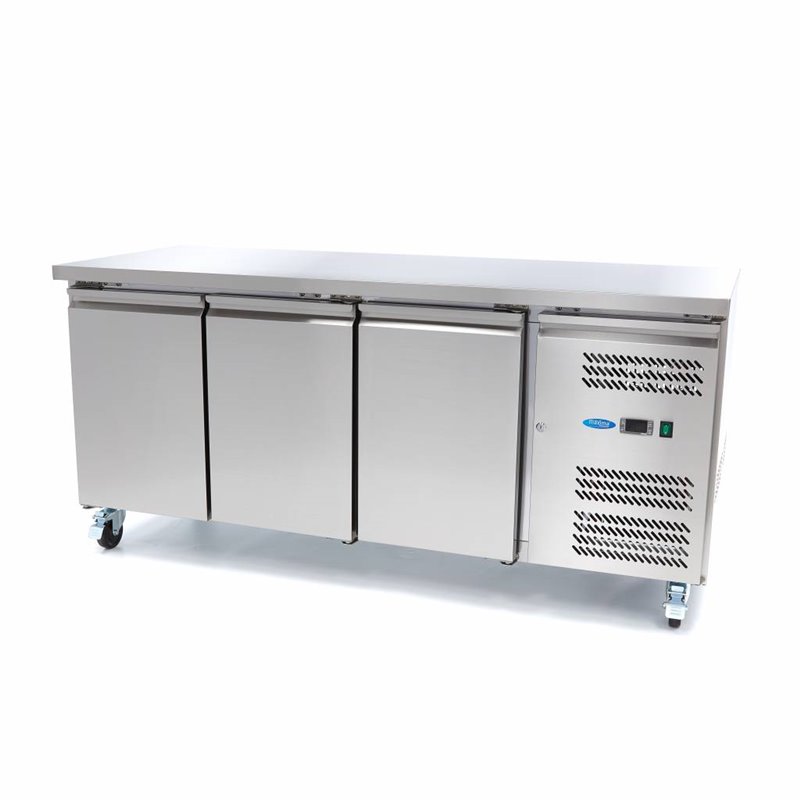 R&eacute;frig&eacute;rateur de comptoir - 180 cm - 3 portes - Maxima - 09400405