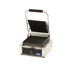 Grill contact - rainur&eacute; - plaque de gril simple - 22 cm - Maxima - 09300430