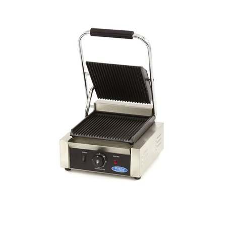 Grill contact - rainur&eacute; - plaque de gril simple - 22 cm - Maxima - 09300430