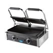 Grill contact - rainur&eacute; - plaque de gril double - 2 x 22 cm - Maxima - 09300435