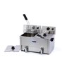 Friteuse - 2 x 8 L - 2 paniers - avec robinet de vidange - Maxima - 09300416
