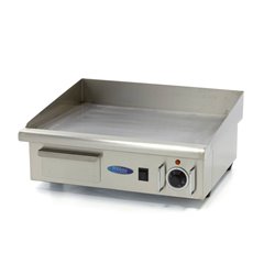 Plaque de gril - lisse - 55 cm - incl plateau d'&eacute;gouttementl - Maxima - 09300065
