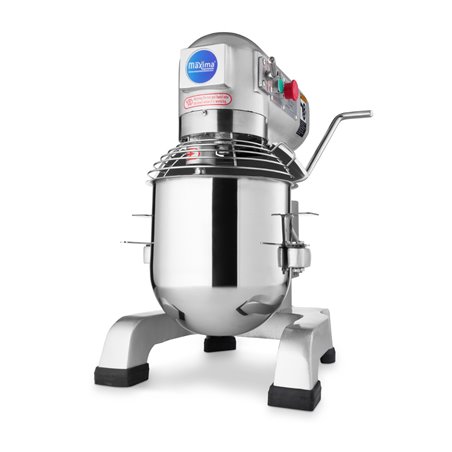 Mixer plan&eacute;taire - 10 L - jusqu'&agrave; 5 kg de p&acirc;te - 3 vitesses - Maxima - 09300160