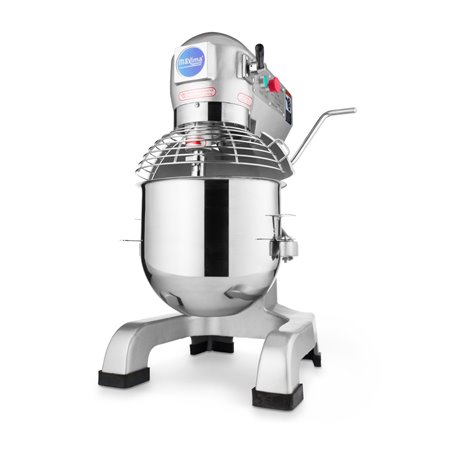 Mixer plan&eacute;taire - 20 L - jusqu'&agrave; 10 kg de p&acirc;te - 3 vitesses - Maxima - 09300165