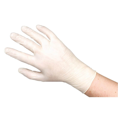 Gants en latex non poudr&eacute;s