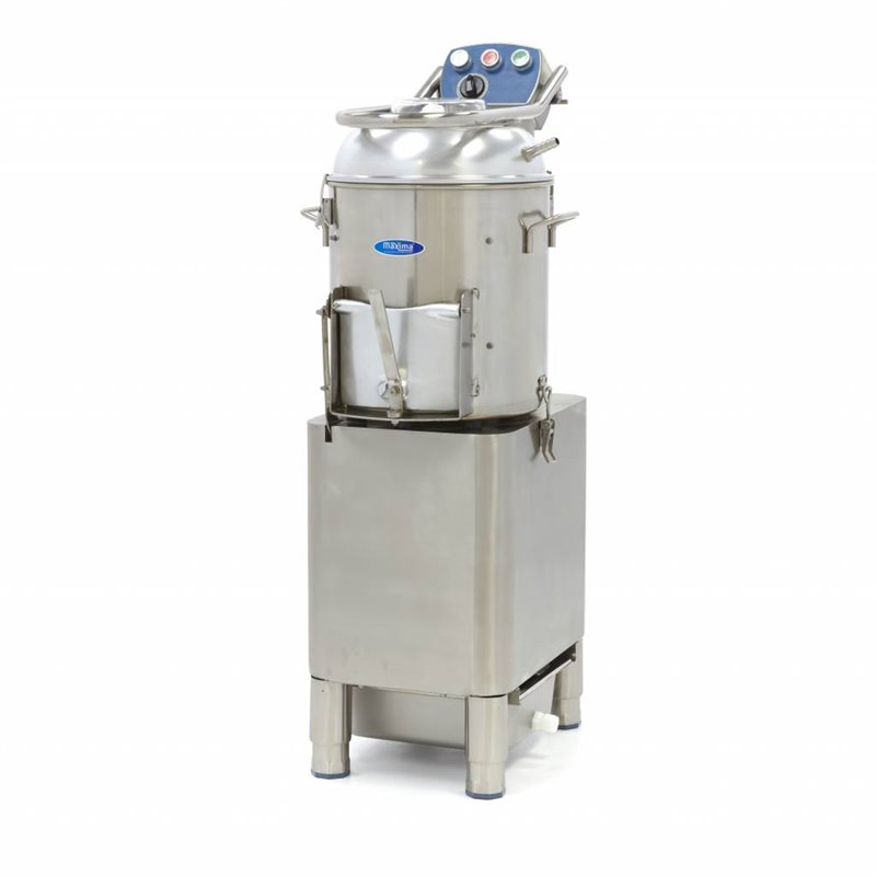 Machine &agrave; &eacute;plucher les pommes de terre - 15 kg - 300 kg / h - minuteur int&eacute;gr&eacute; - Maxima - 09300485