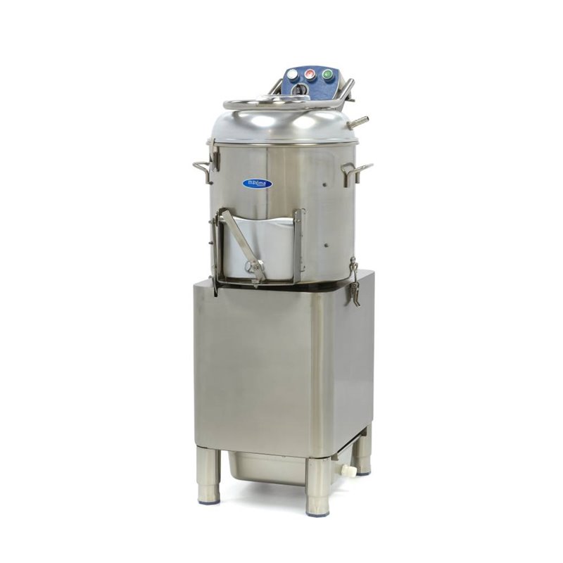 Machine &agrave; &eacute;plucher les pommes de terre - 20 kg - 400 kg / h - minuteur int&eacute;gr&eacute; - Maxima - 09300486