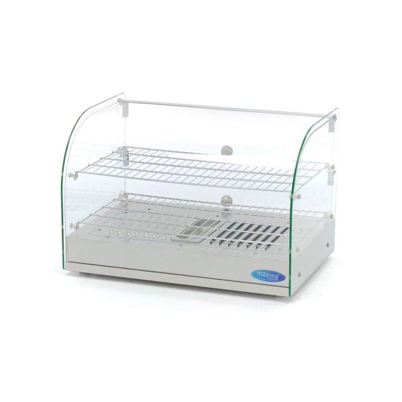 Vitrine chaude - 45 L - 55 cm - 2 &eacute;tag&egrave;res - Maxima - 09400775