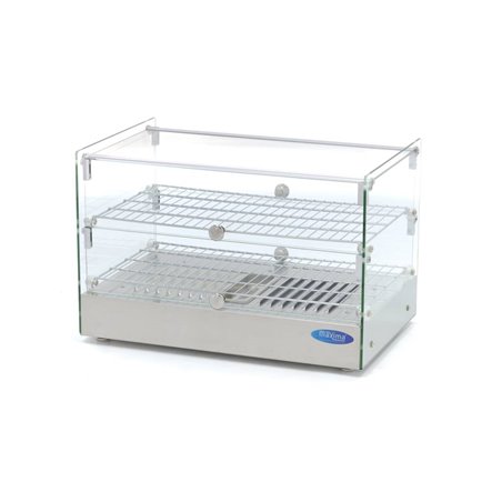 Vitrine chaude - 50 L - 55 cm - 2 &eacute;tag&egrave;res - Maxima - 09400780