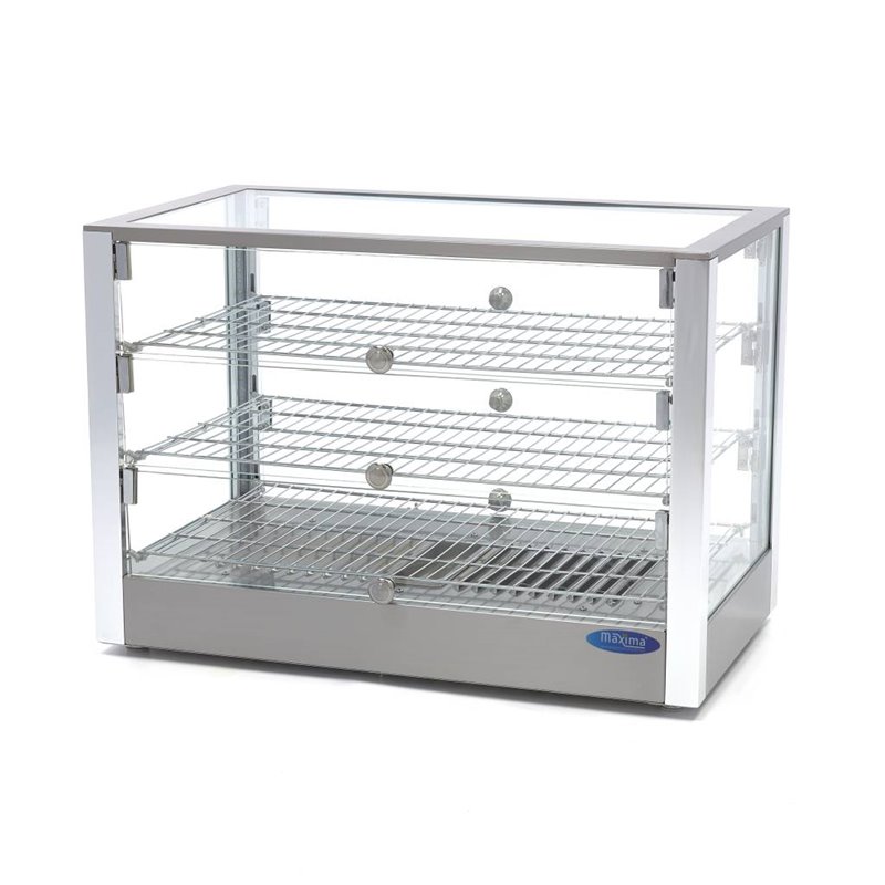 Vitrine chaude - 115 L - 70 cm - 3 &eacute;tag&egrave;res - Maxima - 09400788