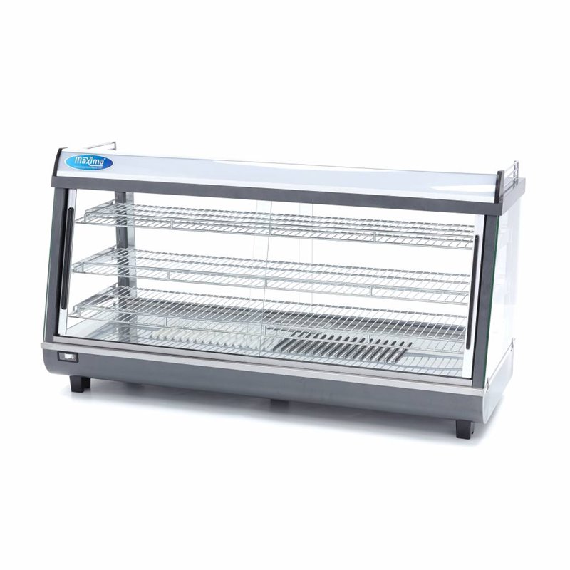 Vitrine chaude - 186 L - 121,5 cm - 3 &eacute;tag&egrave;res - Maxima - 09400795