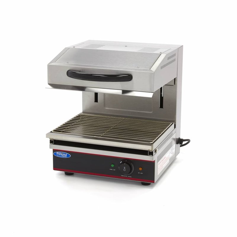 Salamandre grill - 44 x 32 cm - 2800W - avec &eacute;l&eacute;vateur - Maxima - 09300061