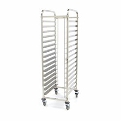 Chariot &agrave; plateaux - boulangerie - s'adapte &agrave; 16 plateaux (60 x 40c m) - excl plateaux - Maxima - 09300548