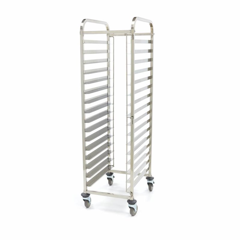 Chariot &agrave; plateaux - boulangerie - s'adapte &agrave; 16 plateaux (60 x 40c m) - excl plateaux - Maxima - 09300548