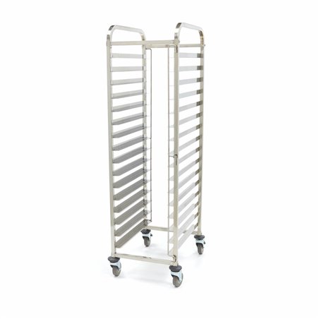 Chariot &agrave; plateaux - boulangerie - s'adapte &agrave; 16 plateaux (60 x 40c m) - excl plateaux - Maxima - 09300548