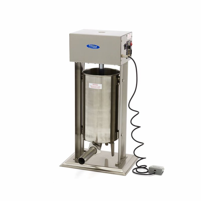 Pouissor &agrave; saucisses - 15 L - automatique - verticale - incl 4 tubes de remplissage - Maxima - 09300457