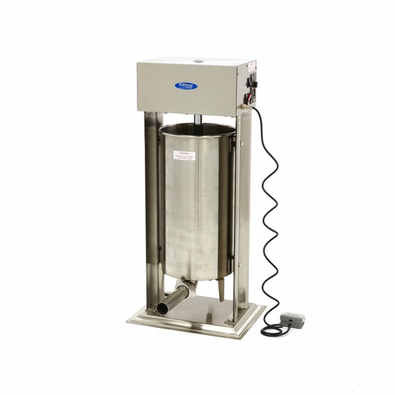 Pouissor &agrave; saucisses - 25 L - automatique - verticale - incl 4 tubes de remplissage - Maxima - 09300459