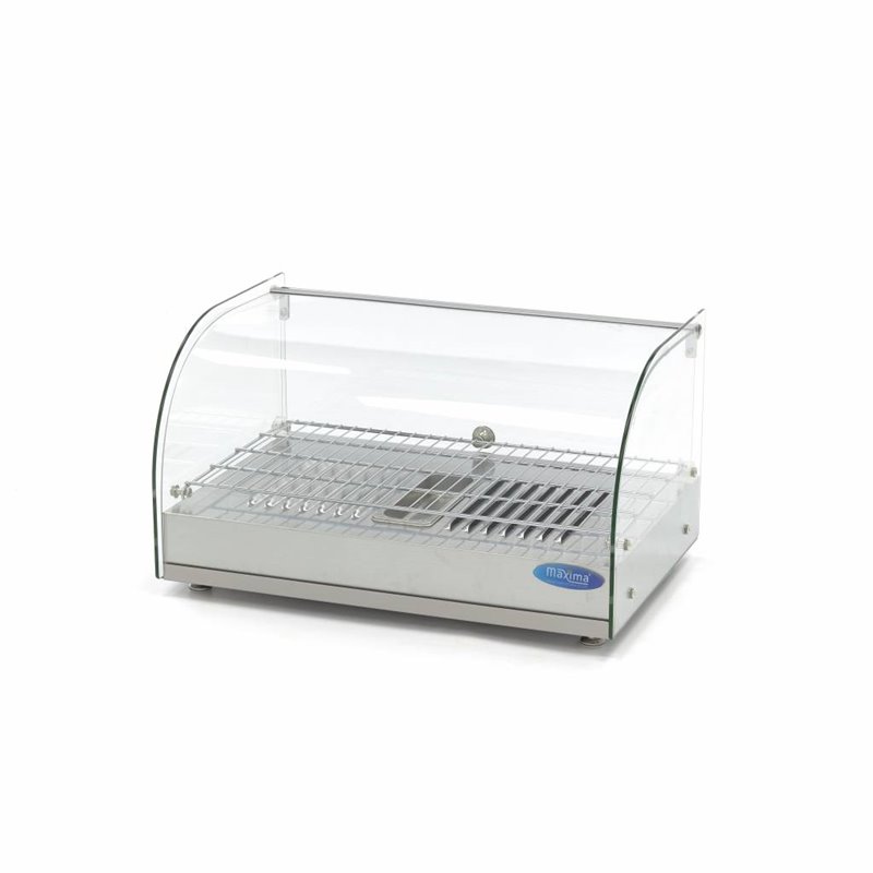 Vitrine chaude - 25 L - 55 cm - 1 etag&egrave;re - Maxima - 09400770