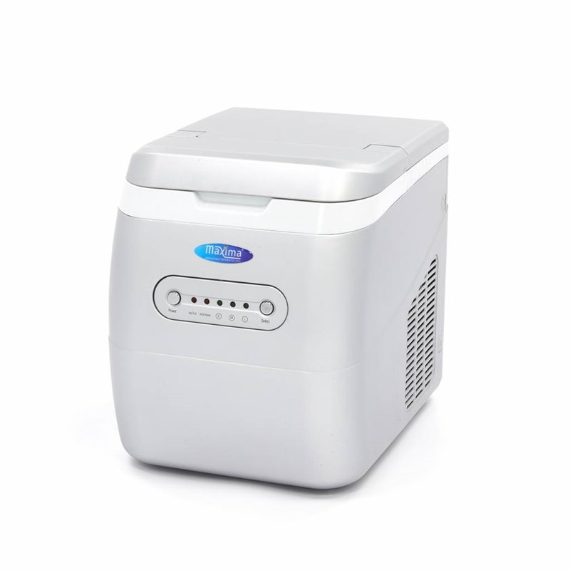 Machine &agrave; gla&ccedil;ons - 15 kg/jour - gla&ccedil;ons creux - refroidissement par air - Maxima - 09300121
