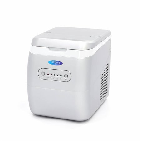 Machine &agrave; gla&ccedil;ons - 15 kg/jour - gla&ccedil;ons creux - refroidissement par air - Maxima - 09300121