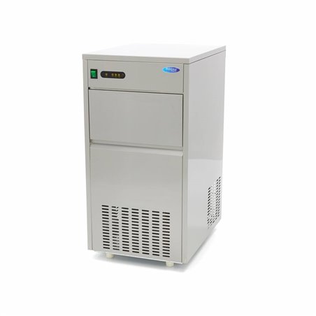 Machine &agrave; gla&ccedil;ons - 60 kg/jour - gla&ccedil;ons creux - refroidissement par air - Maxima - 09300131
