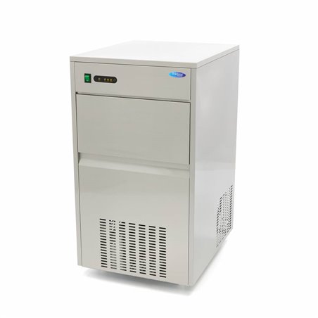 Machine &agrave; gla&ccedil;ons - 80 kg/jour - gla&ccedil;ons creux - refroidissement par air - Maxima - 09300132