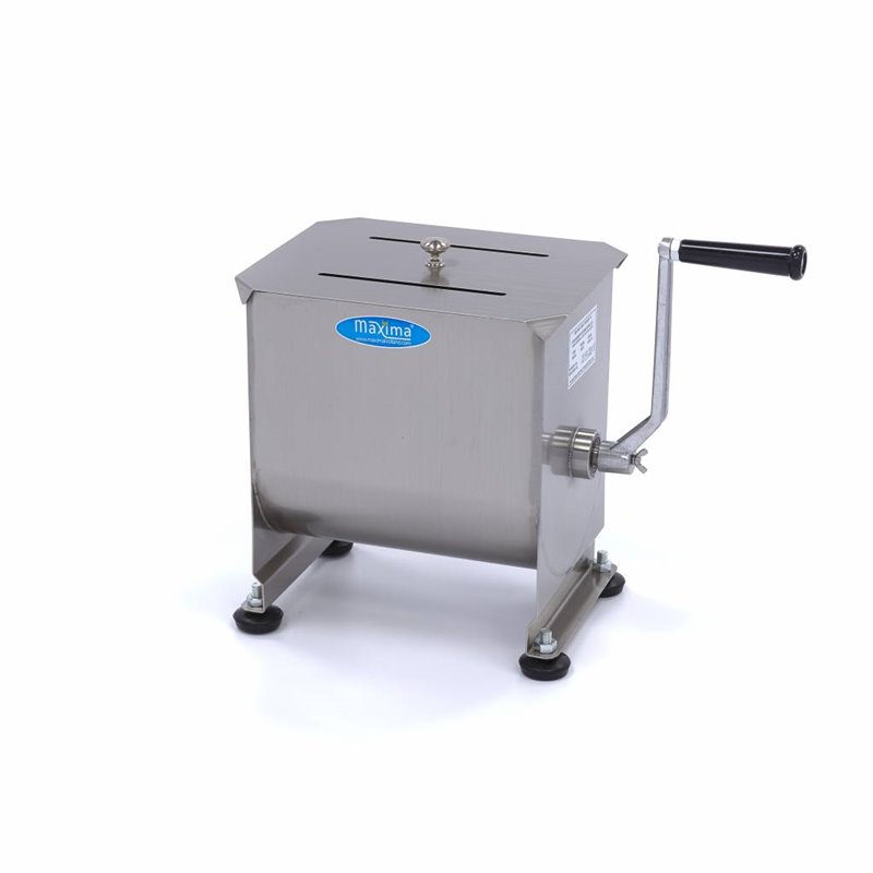M&eacute;langeur de viande - 10 L - 7,5 kg viande - axle unique - manuel - Maxima - 09300440