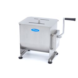 M&eacute;langeur de viande - 20 L - 16 kg viande - axle unique - manuel - Maxima - 09300441