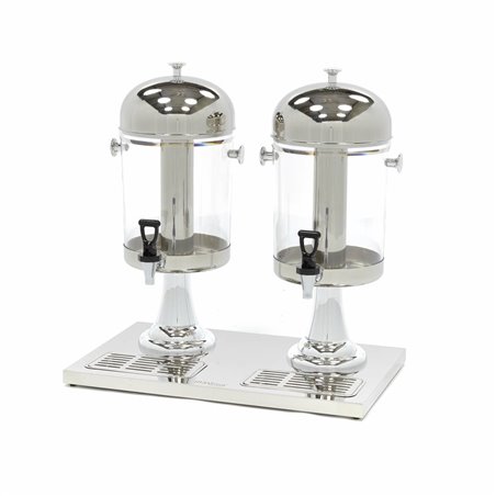 Dispensateur de boissons - 2 x 8 L - tube de refroidissement central - fonctionne sans &eacute;lectricit&eacute; - Maxima - 09300542