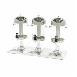Dispensateur de boissons - 3 x 8 L - tube de refroidissement central - fonctionne sans &eacute;lectricit&eacute; - Maxima - 09300543