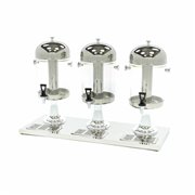 Dispensateur de boissons - 3 x 8 L - tube de refroidissement central - fonctionne sans &eacute;lectricit&eacute; - Maxima - 09300543
