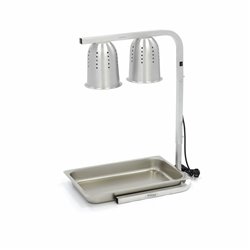 Lampe chauffante - 2 lampes - incl 2 lampes et 1 r&eacute;cipient 1/1 GN - Maxima - 09362041
