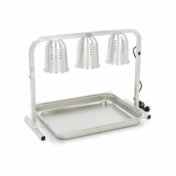 Lampe chauffante - 3 lampes - incl 3 lampes et 1 r&eacute;cipient 2/1 GN - Maxima - 09362042