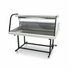 Vitrine r&eacute;frig&eacute;r&eacute;e - 255 L - 125 cm - avec support - Maxima - 09400821