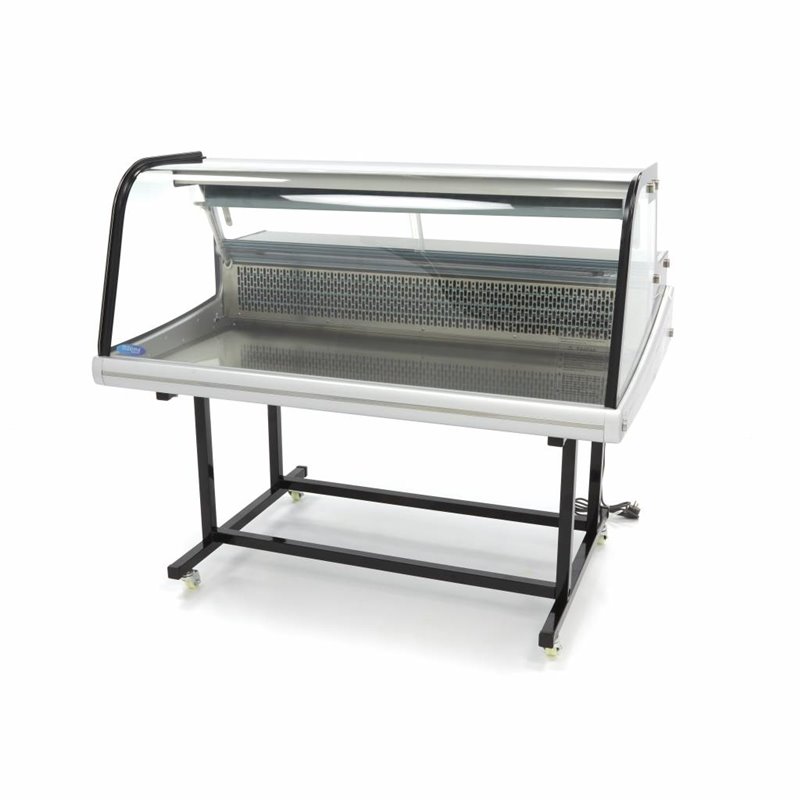 Vitrine r&eacute;frig&eacute;r&eacute;e - 255 L - 125 cm - avec support - Maxima - 09400821