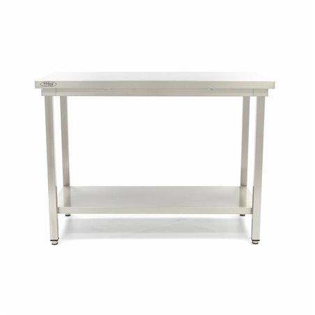 Table en acier inoxydable - 100 x 70 cm - hauteur r&eacute;glable - Maxima - 09364006