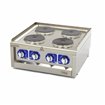 Cuiseur de qualit&eacute; commerciale - 4 br&ucirc;leurs - unit&eacute; double - profondeur 60 cm - 400V - Maxima - 09391530