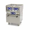 Fourneau Professionnel 4 Br&ucirc;leurs Electriques Avec Four Electrique - Maxima - 09391540