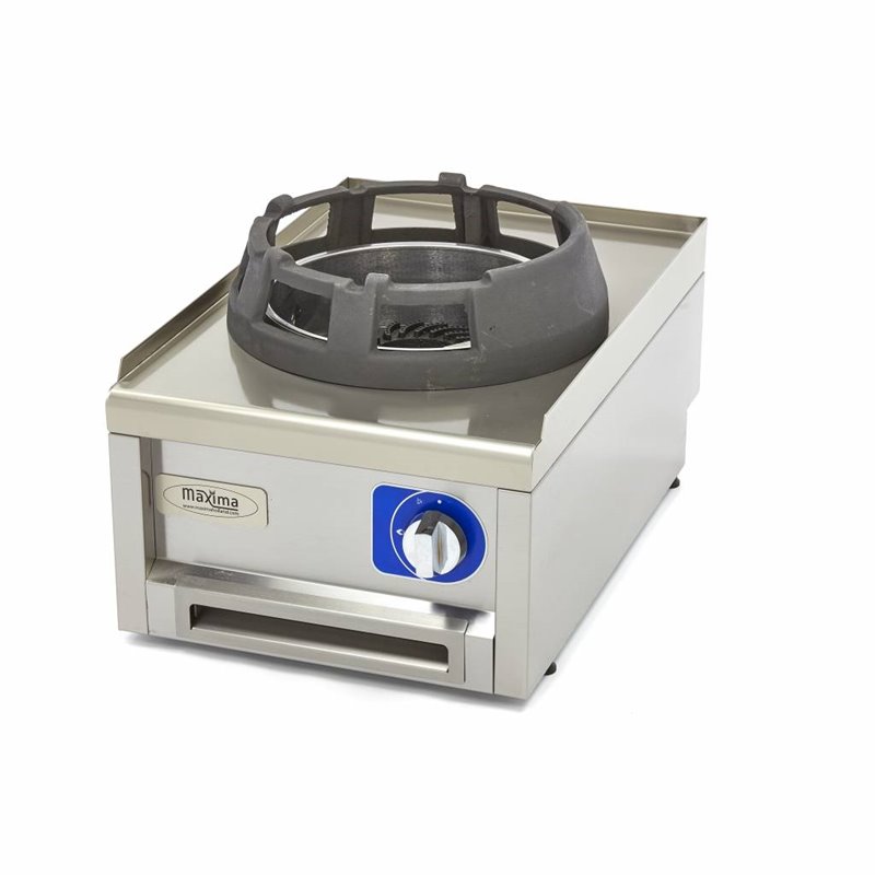 Cuiseur Wok - &Oslash;28 cm anneau de cuisson - profondeur 60 cm - gaz - Maxima - 09391560