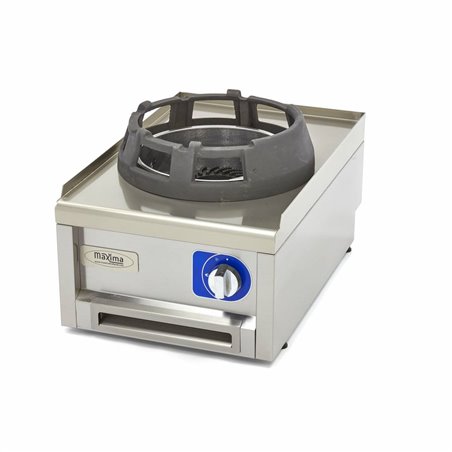 Cuiseur Wok - &Oslash;28 cm anneau de cuisson - profondeur 60 cm - gaz - Maxima - 09391560