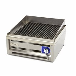 Chargrill de qualit&eacute; commerciale - unit&eacute; double - 60 cm de profondeur - gaz - Maxima - 09391570