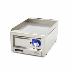 Gril de qualit&eacute; commerciale - lisse - unit&eacute; simple - profondeur 60 cm - gaz - Maxima - 09391580