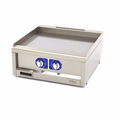 Gril de qualit&eacute; commerciale - lisse - unit&eacute; double - profondeur 60 cm - &eacute;lectrique - 400V - Maxima - 09391630