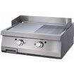Heavy Duty plaque de gril - demi-rainur&eacute; - unit&eacute; double - 70 cm de profondeur - gaz - Maxima - 09395990