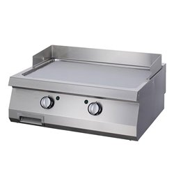 Heavy Duty plaque de gril - lisse - unit&eacute; double- profondeur 70 cm - &eacute;lectrique - Maxima - 09395051